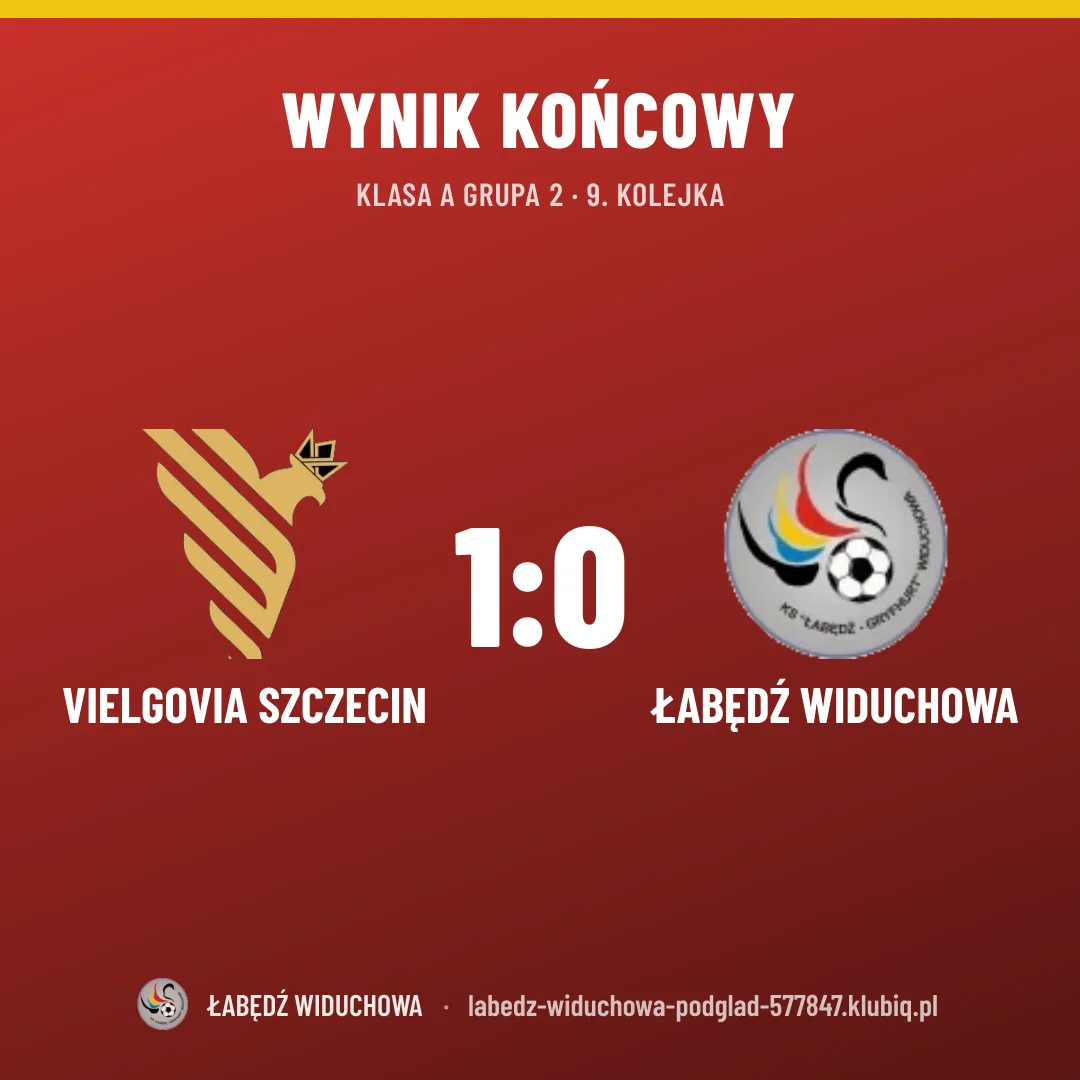 Vielgovia Szczecin 1:0 Łabędź Widuchowa